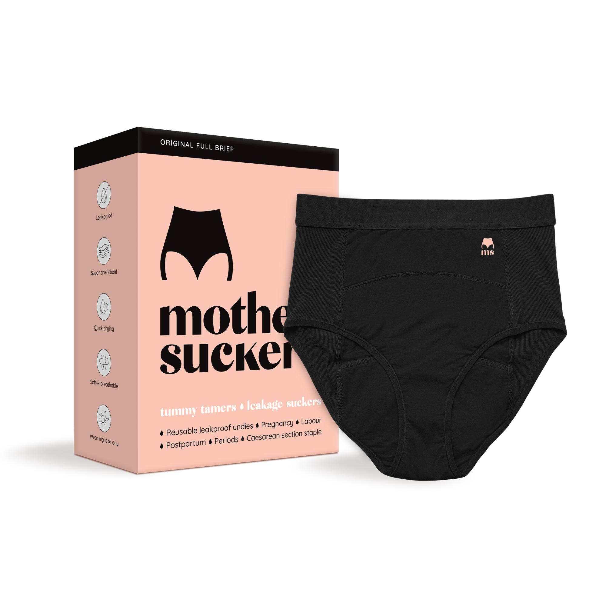 FITS EVERYBODY! Mother Sucker Leak Proof Undies - Single Pack